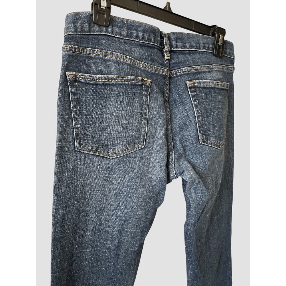 J. Crew Stretch HIPSLUNG Women Blue Jeans Denim Pants 29S Dark Wash Bootcut - Picture 5 of 7